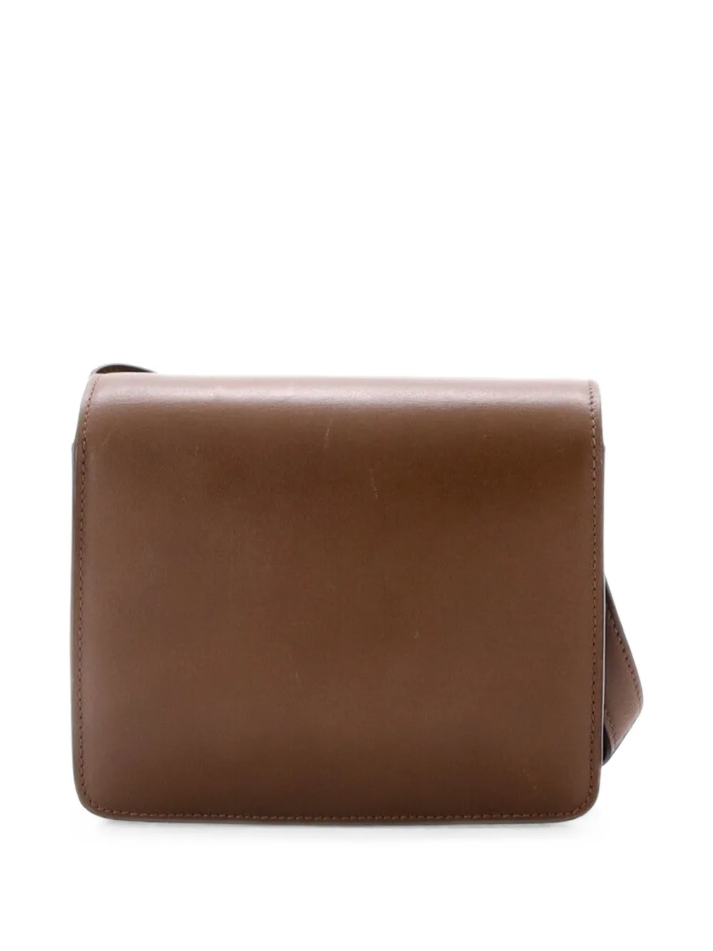 Celine Pre-Owned Classic Box Bag Smooth Leather Small crossbody bag - Braun