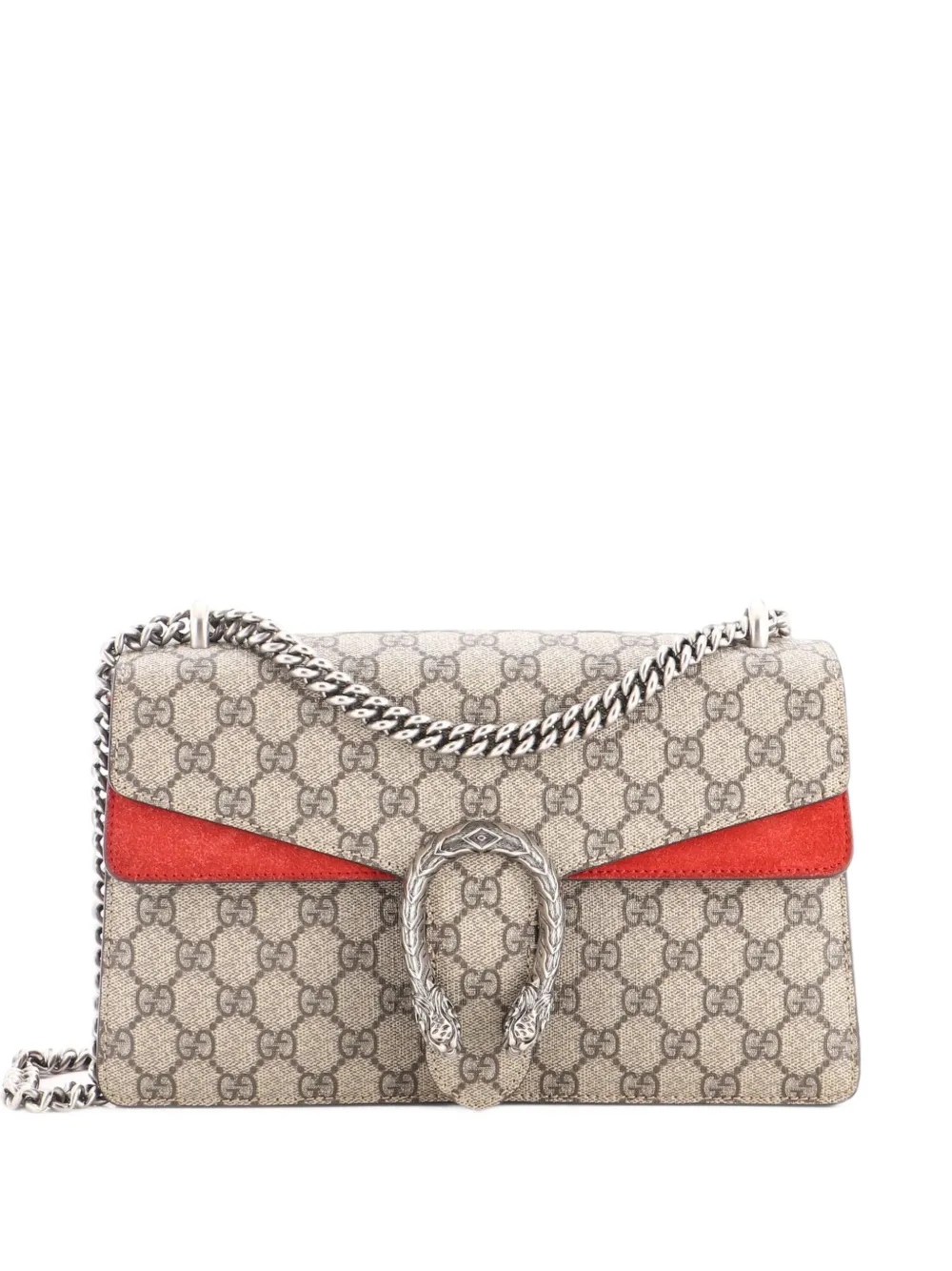 Gucci Pre-Owned Kleine GG Dionysus Schultertasche aus beschichtetem Canvas - Braun