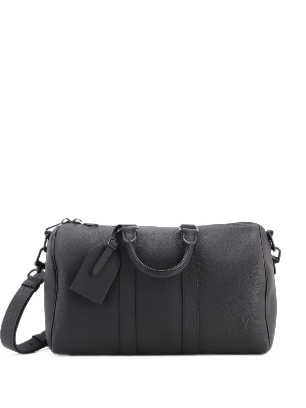 Louis Vuitton Pre-Owned Borsa da viaggio Aerogram Keepall Bandouliere 35 - Nero