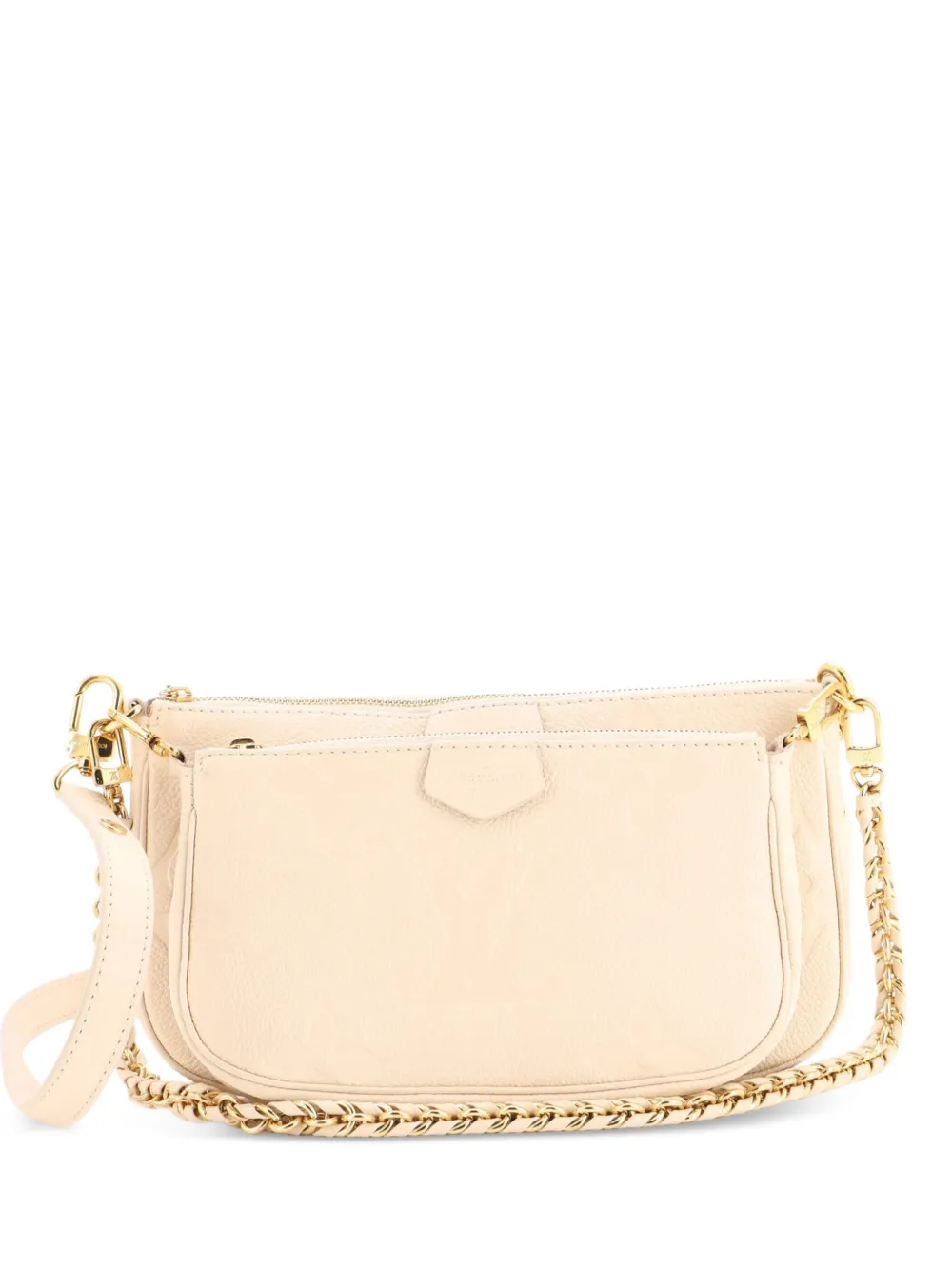 Louis Vuitton Pre-Owned Multi Pochette Accessoires Monogram Empreinte Giant crossbody bag - Neutrals