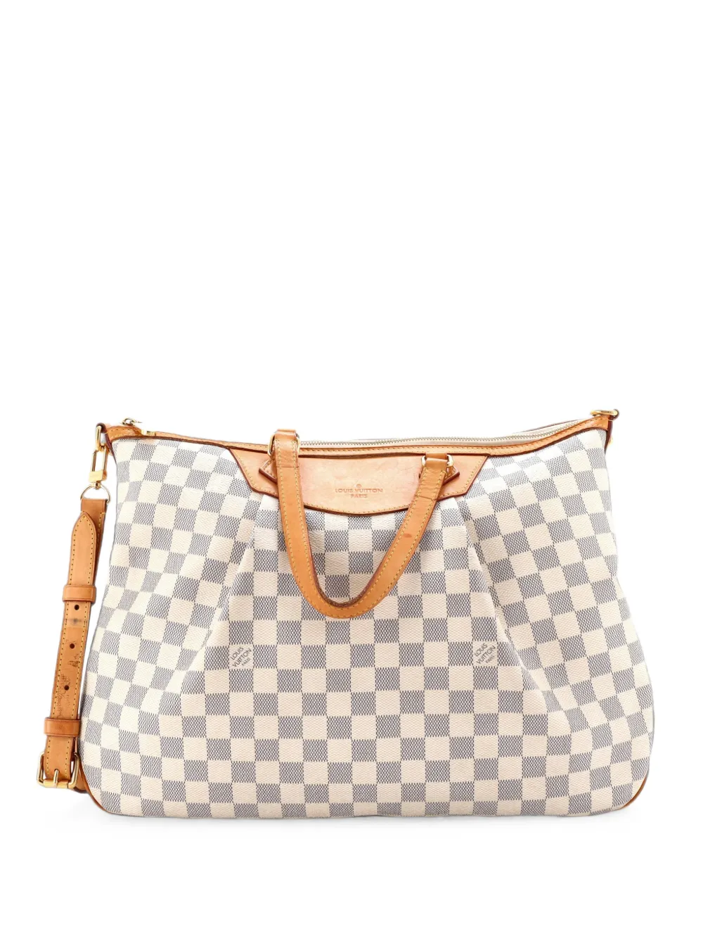 Louis Vuitton Pre-Owned Siracusa Handbag Damier GM shoulder bag - Bianco