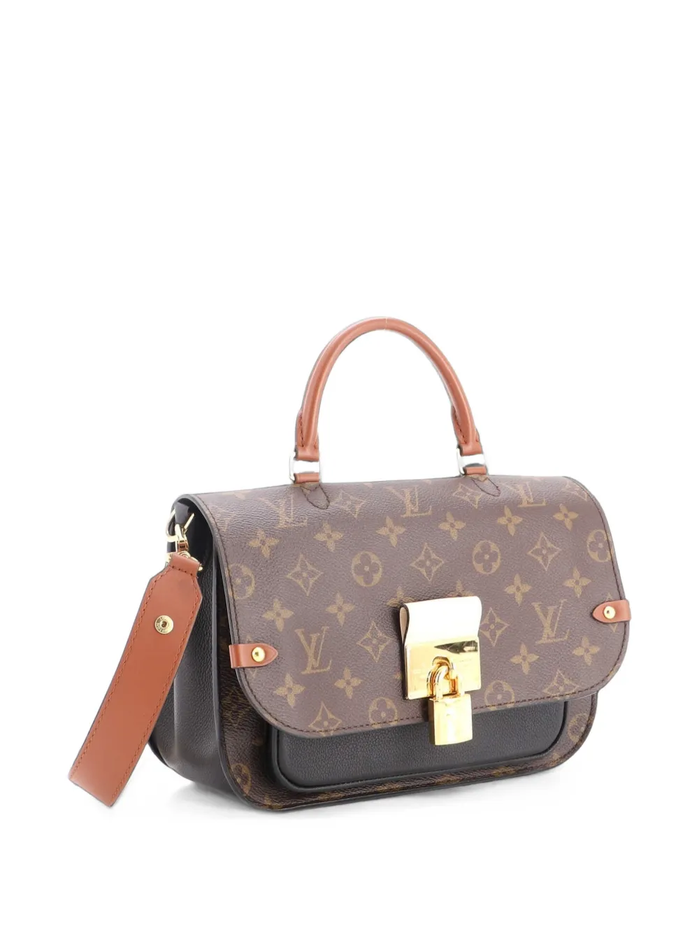 Louis Vuitton Pre-Owned Vaugirard Handbag Monogram Canvas with Leather satchel - Nero