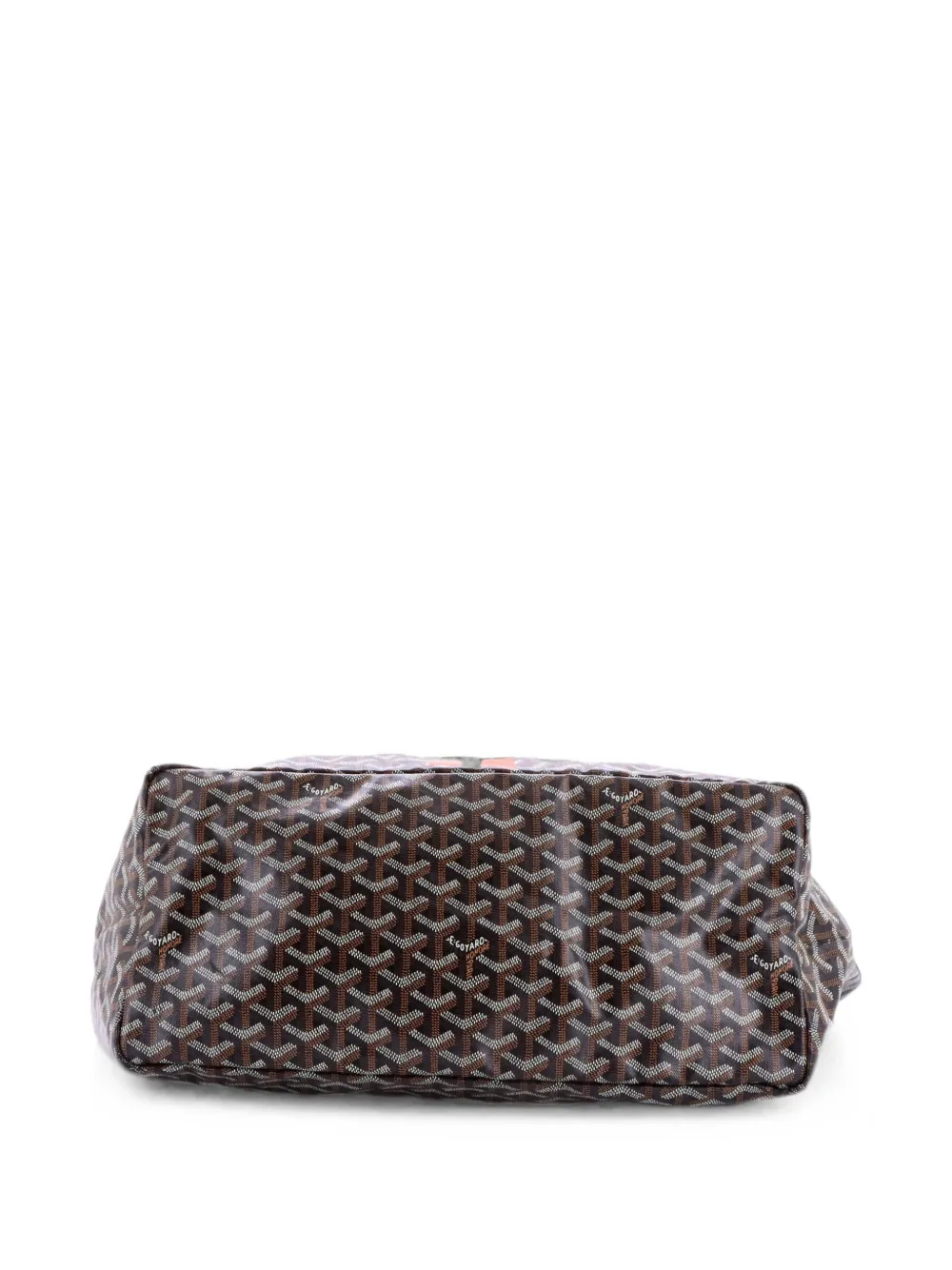 Goyard Pre-Owned Saint Louis Printed Coated Canvas GM tote bag - Braun