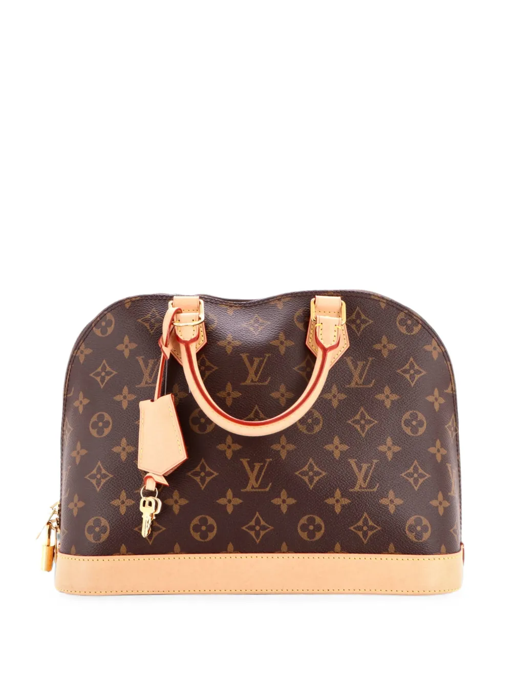Louis Vuitton Pre-Owned Alma Handbag Monogram Canvas PM satchel - Marrone
