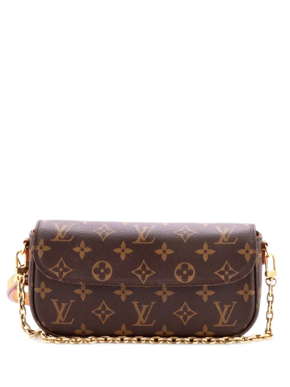 Louis Vuitton Pre-Owned Ivy Wallet on Chain Monogram Canvas shoulder bag - Braun