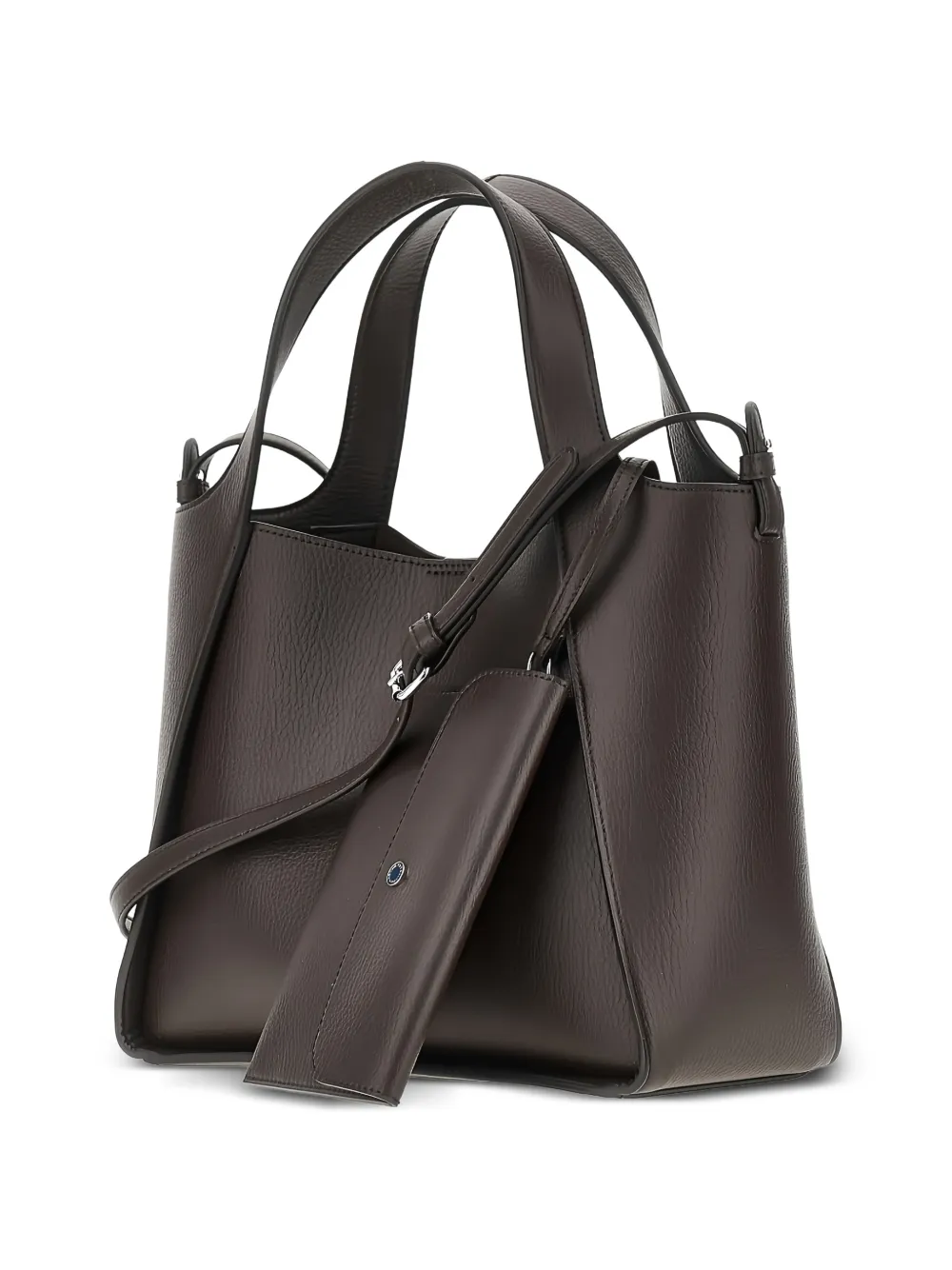 Stella McCartney Crossbody shopper met logo Bruin