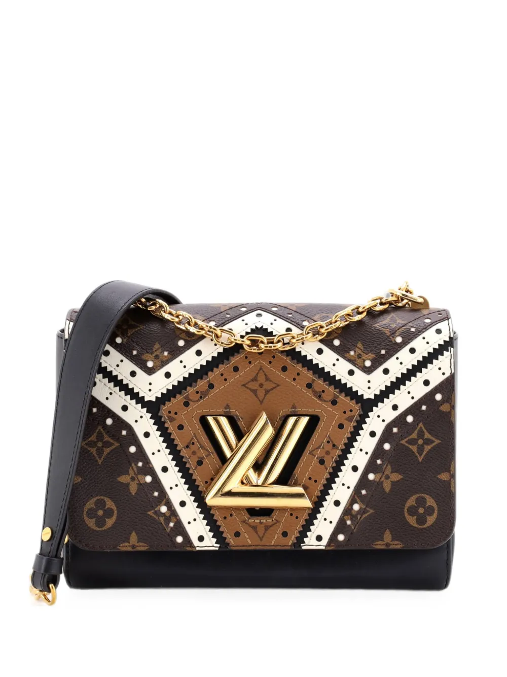 Louis Vuitton Pre-Owned Limited Edition Schultertasche aus Canvas und Leder mit Monogramm - Braun