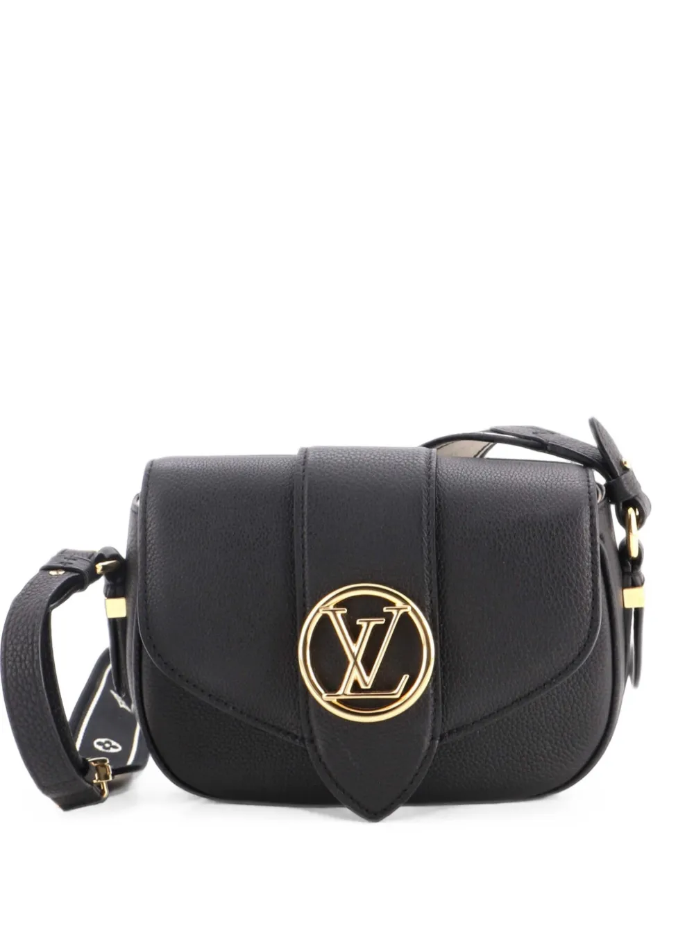 Louis Vuitton Pre-Owned Borsa a tracolla LV Pont 9 Soft Bag PM in pelle - Nero
