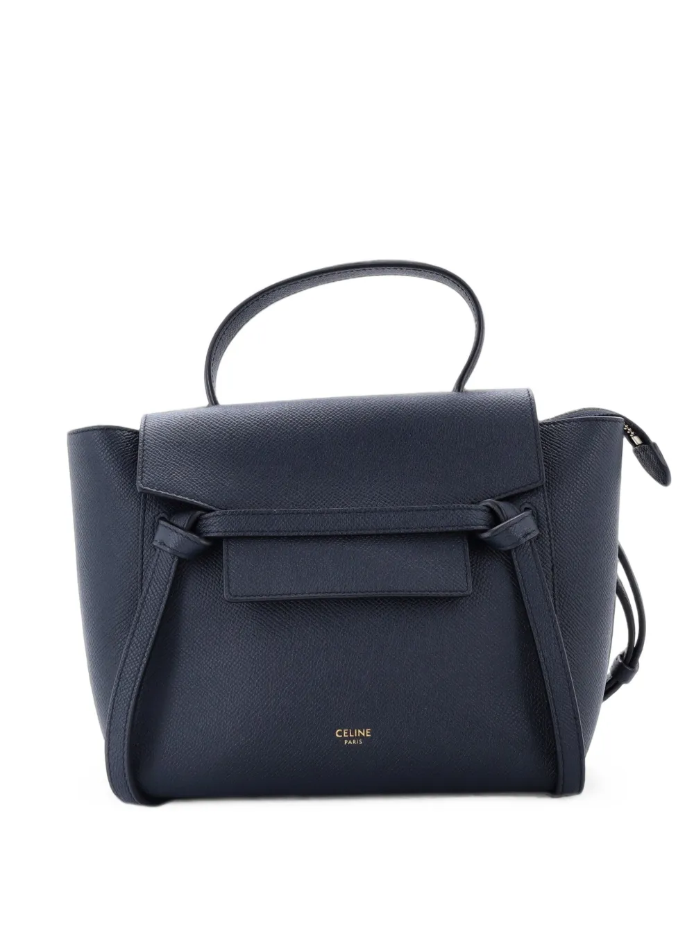 Celine Pre-Owned Belt Bag Textured Leather Nano shoulder bag - Blu