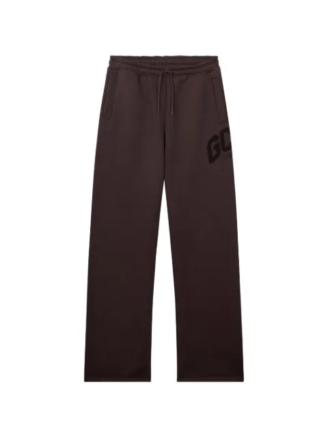 GCDS logo-print drawstring track pants
