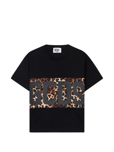 Gcds Kids animal-print logo-print T-shirt