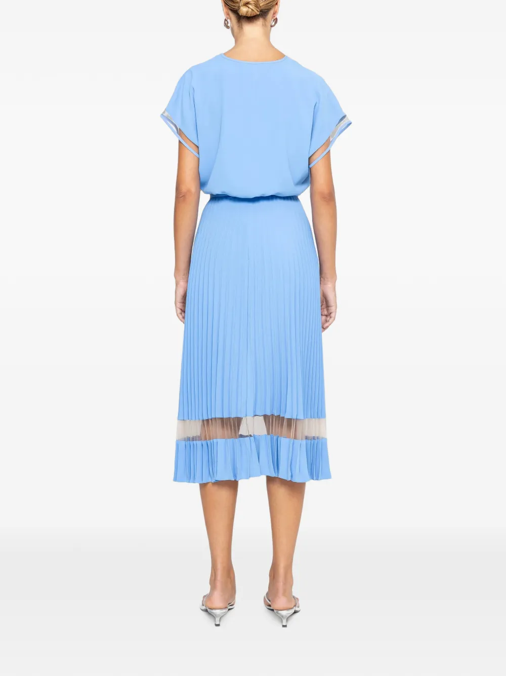 NISSA Midi-plooirok Blauw