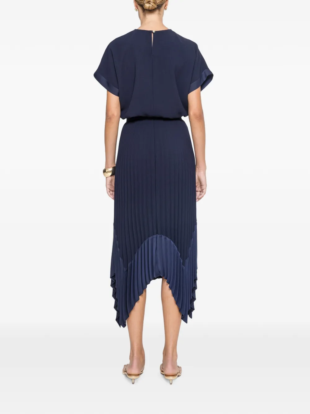 NISSA Midi-plooirok Blauw