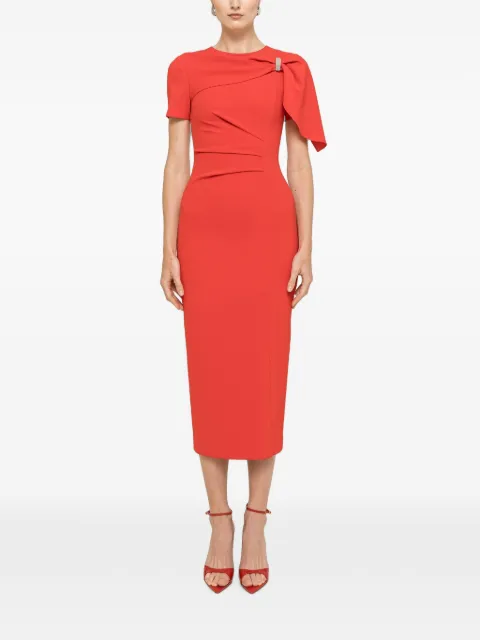 NISSA fitted midi dress