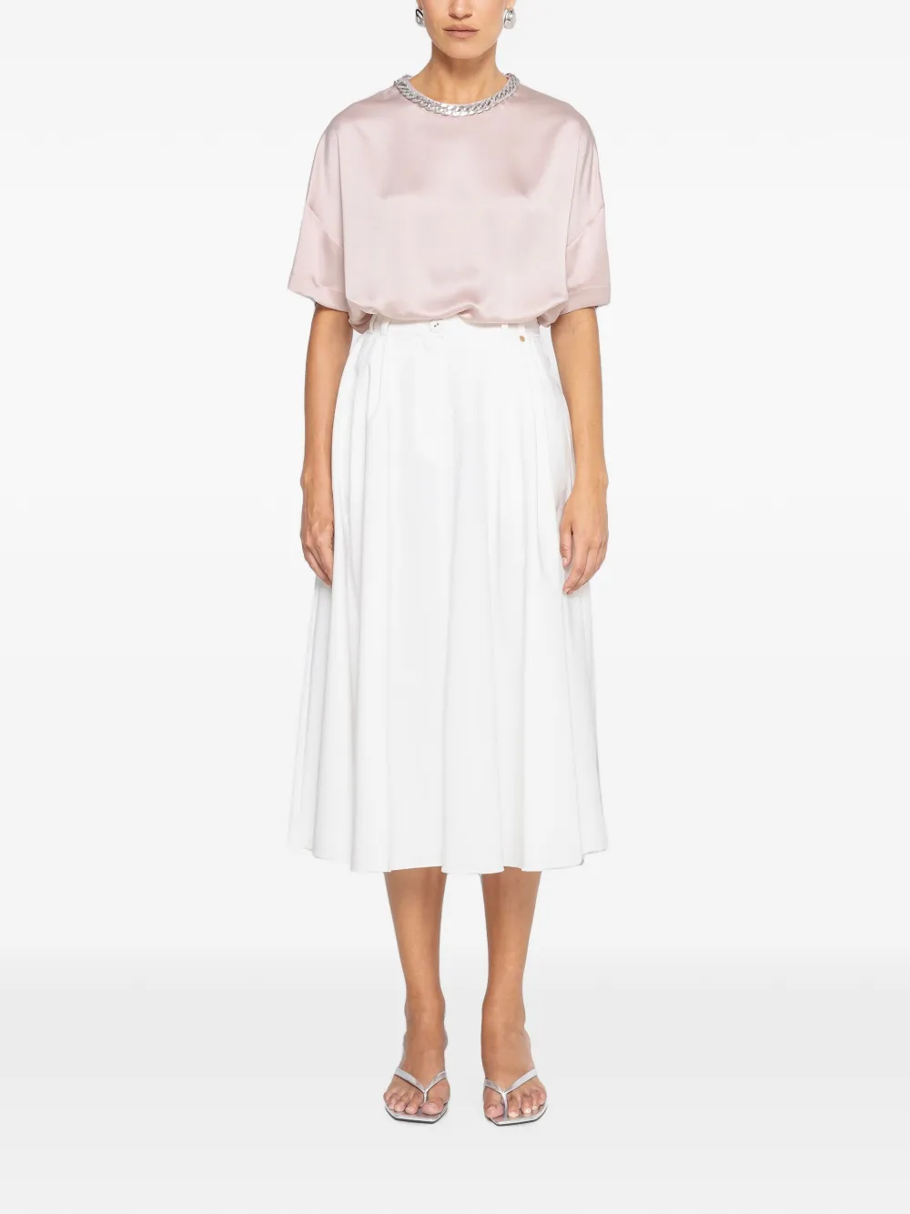NISSA Top met kettingdetail Roze