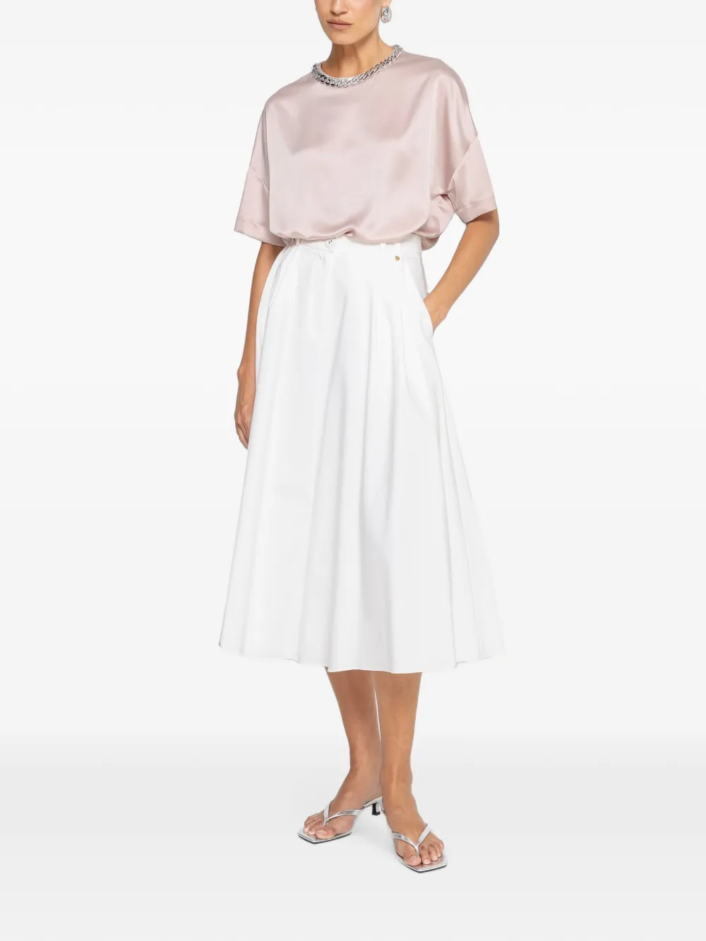 NISSA Top met kettingdetail Roze