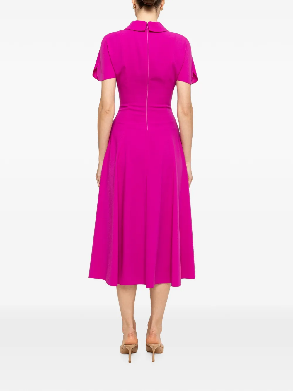NISSA Midi-jurk met bloemdetail Roze