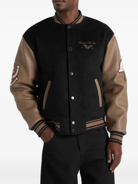 Manière De Voir veste teddy Equestrian en laine mélangée - noir
