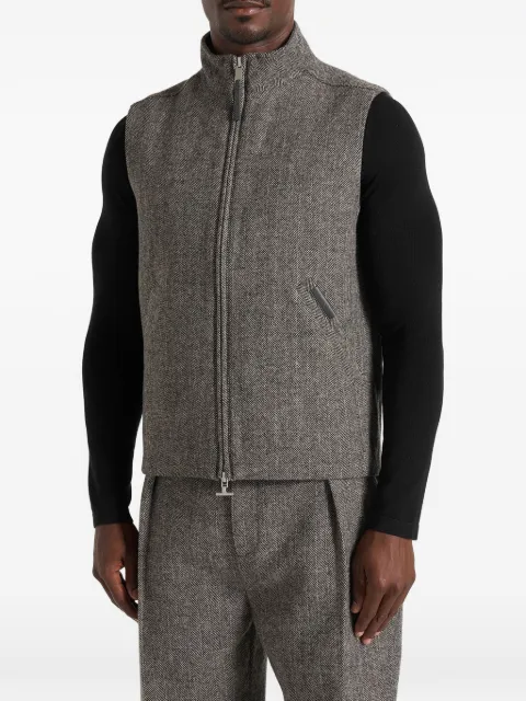 Manière De Voir chaleco Levi con motivo de espiga