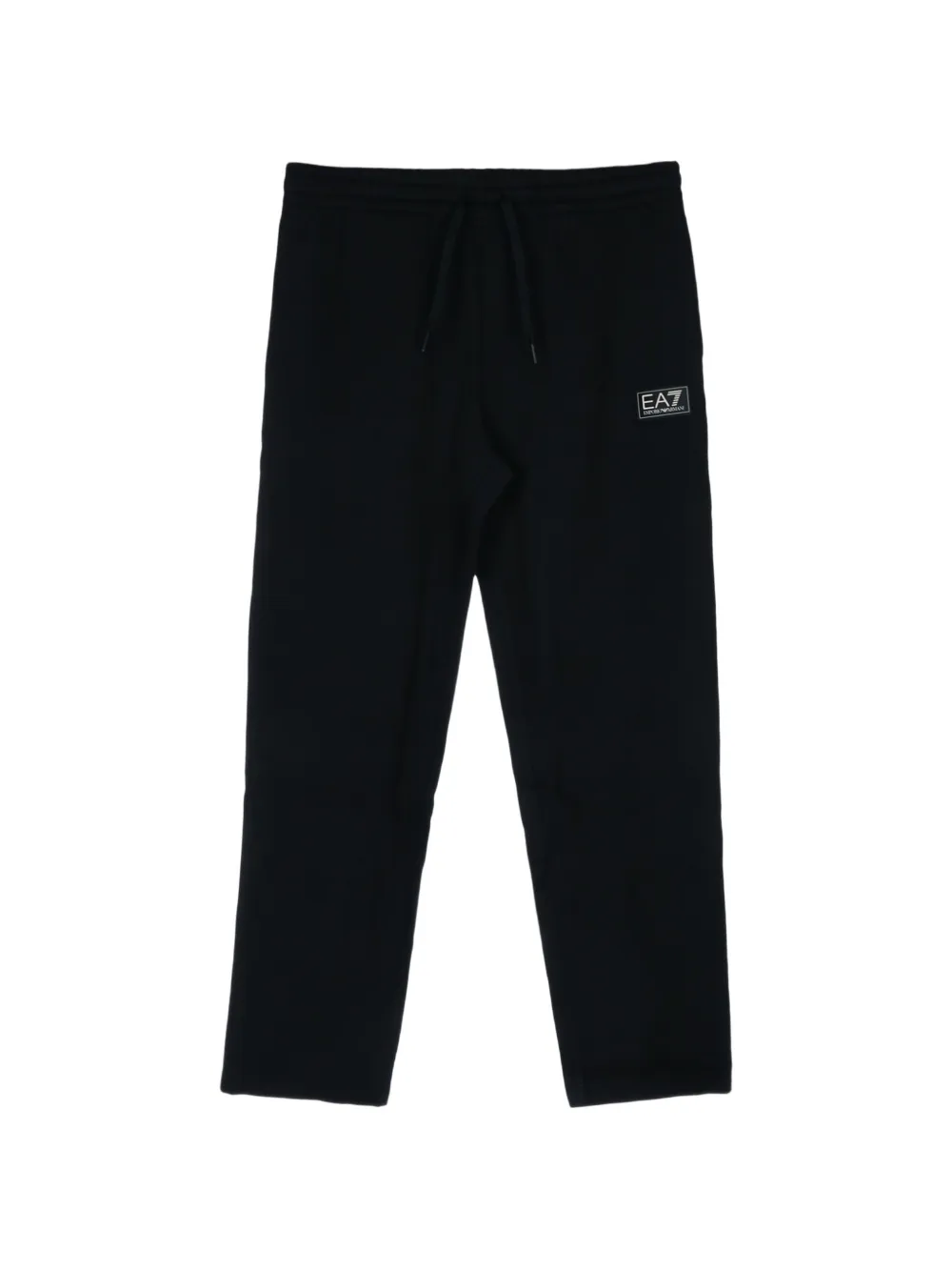 Ea7 Emporio Armani logo-print drawstring track pants - Nero