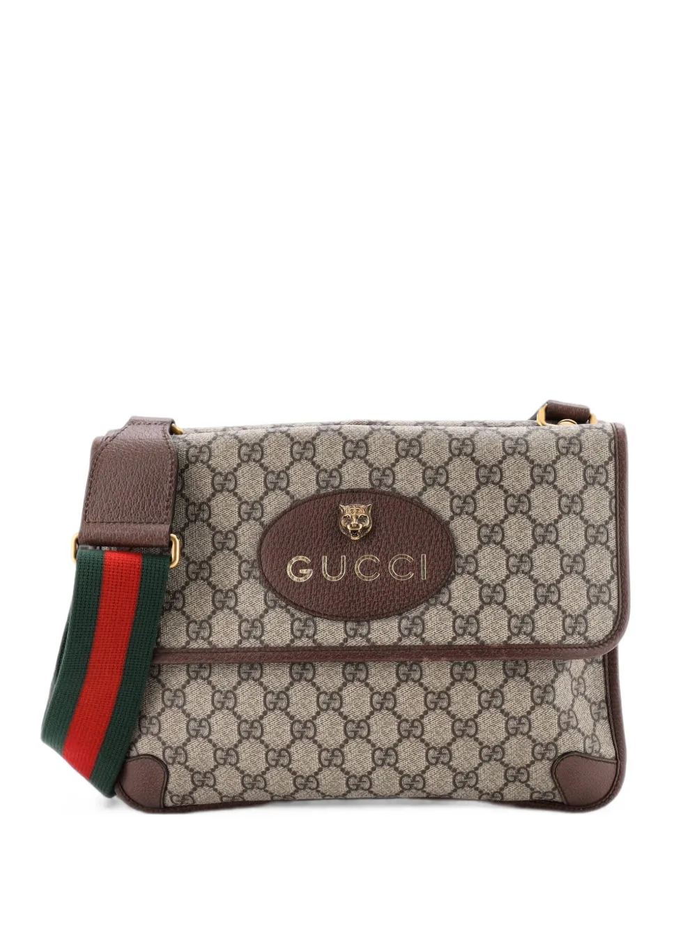 Gucci Pre-Owned Mittelgroße Neo Vintage Umhängetasche aus GG-beschichtetem Canvas - Braun