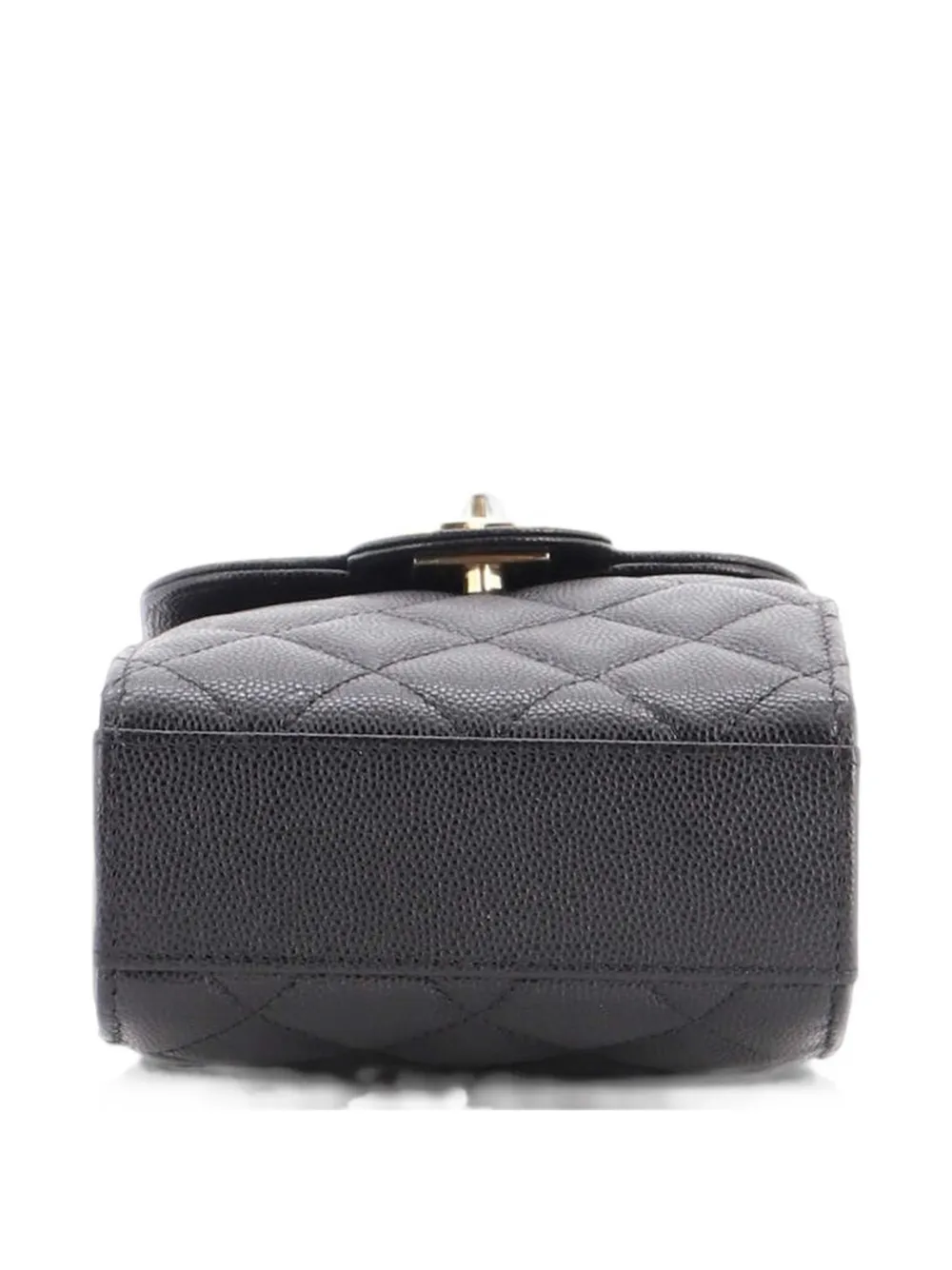 CHANEL Pre-Owned CC Flap Phone Holder Crossbody Bag Quilted Caviar clutch bag - Schwarz