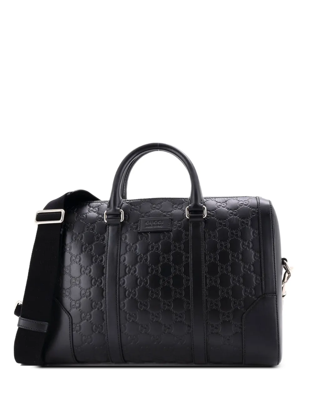 Gucci Pre-Owned Portadocumenti Eden medio in pelle Guccissima - Nero