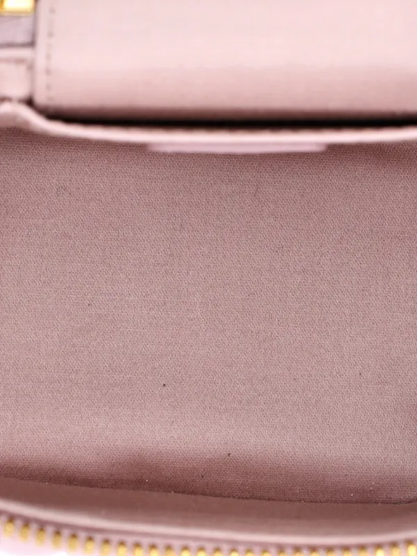 Miu Miu Pre-Owned Vanity Case Matelasse Leather Micro Crossbody