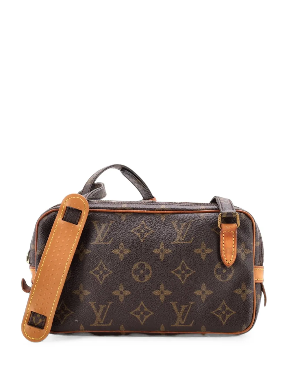 Louis Vuitton Pre-Owned Pochette Marly Bandouliere in tela con monogramma e tracolla - Marrone