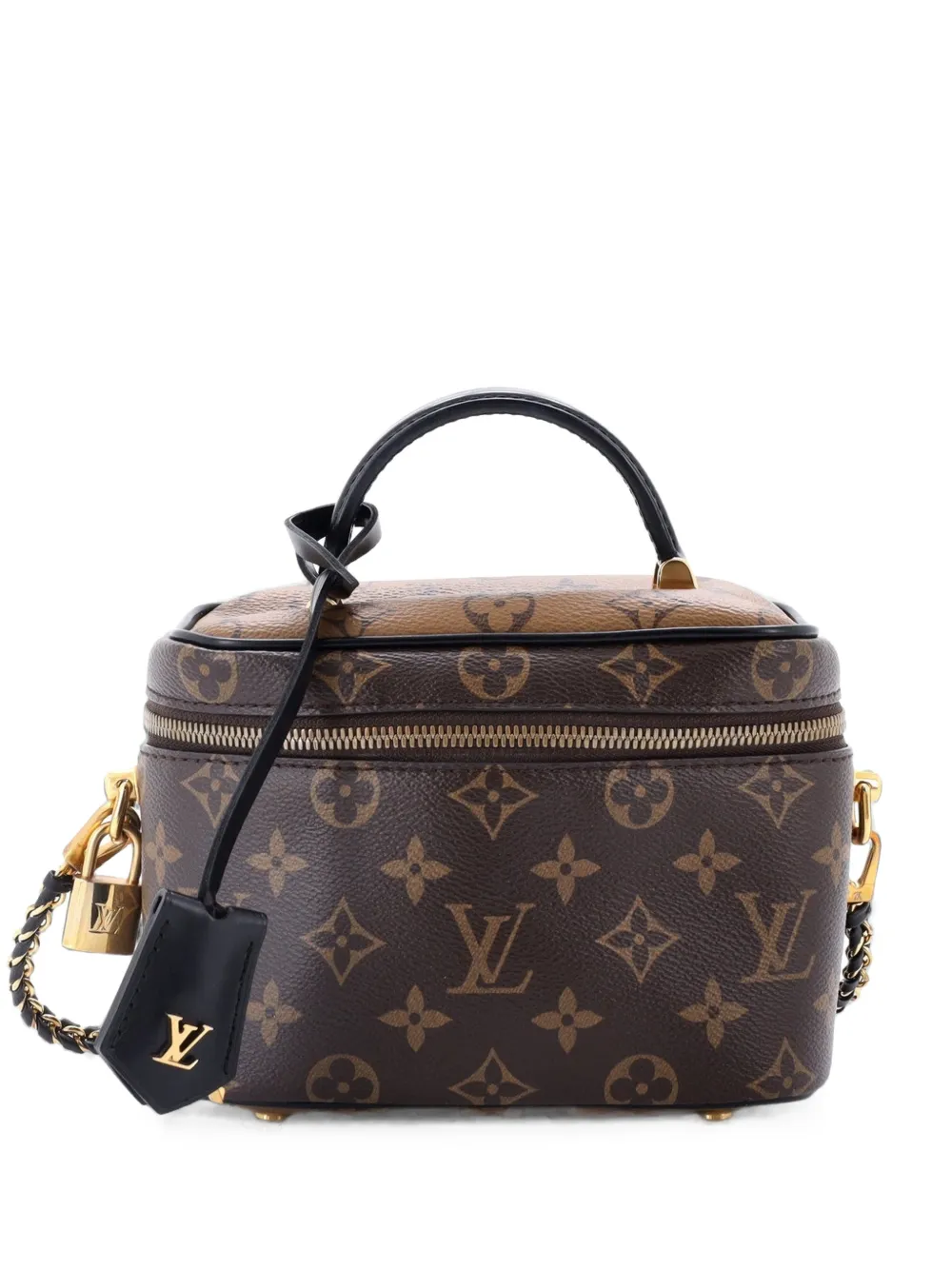 Louis Vuitton Pre-Owned Vanity PM Satchel-Tasche aus Canvas mit Reverse Monogramm - Braun
