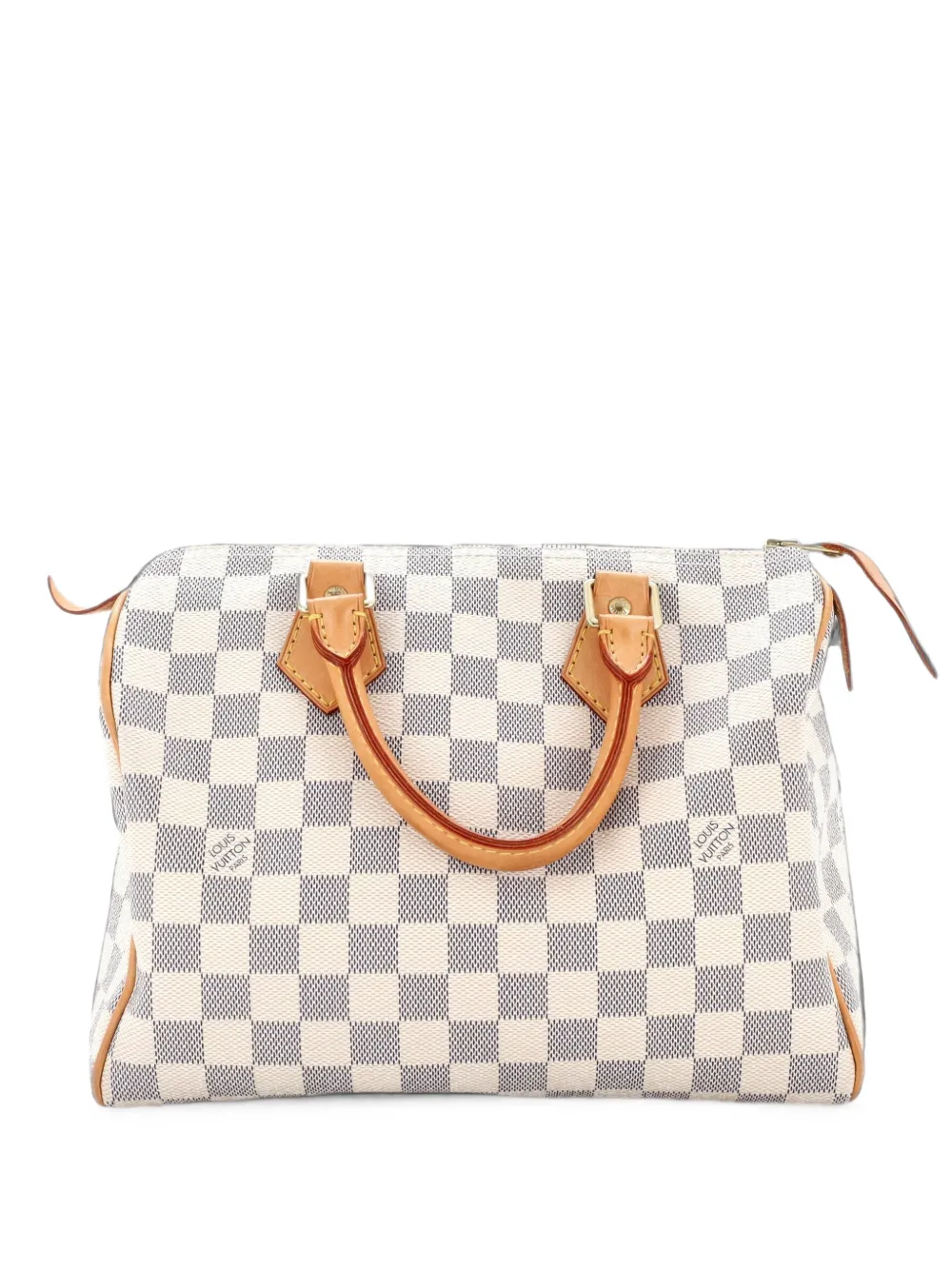 Louis Vuitton Pre-Owned Speedy Damier Satchel-Tasche 25cm - Weiß