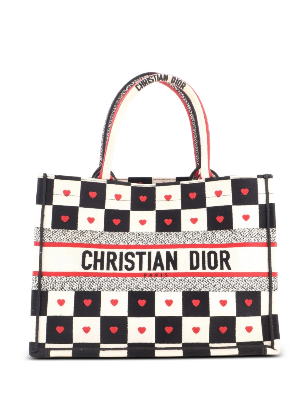 Christian Dior Pre-Owned DiorAmour Book Printed Canvas Medium tote bag - Multicolour