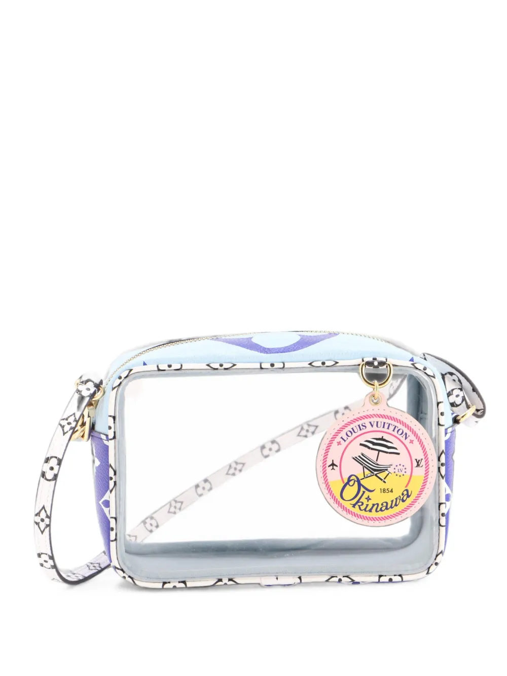 Louis Vuitton Pre-Owned pochette Beach Pouch Limited Edition Cities Colored Monogram Giant - Bleu