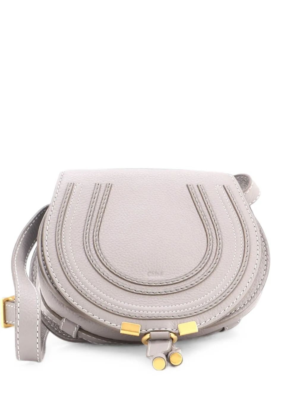 Chloé Pre-Owned Marcie Leather Small crossbody bag - Grau