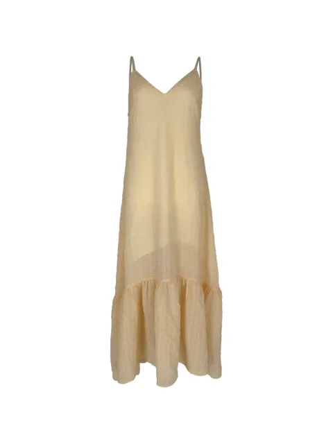 Maje V-neck ruffled dress