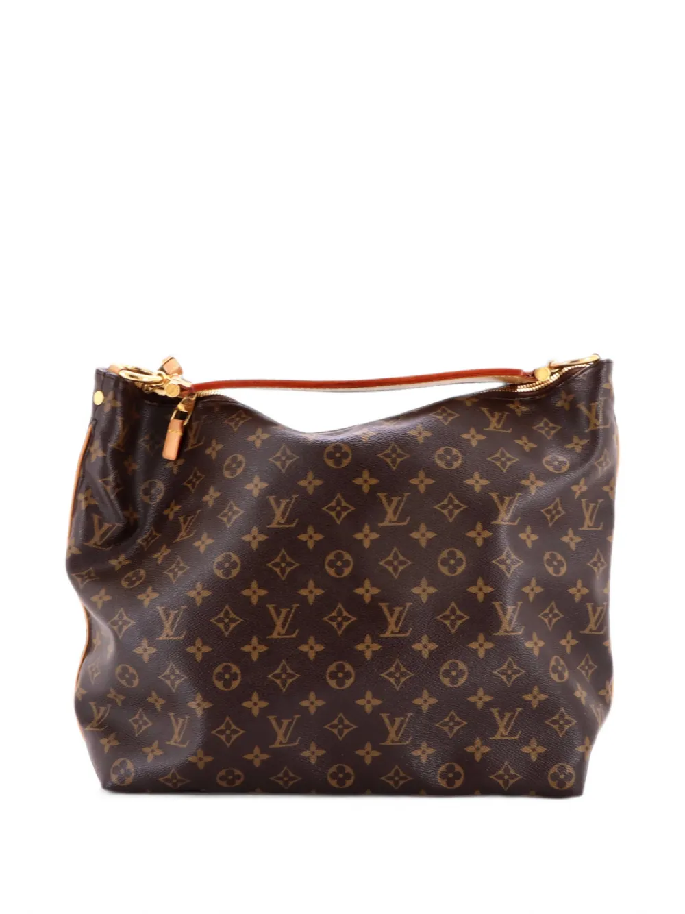 Louis Vuitton Pre-Owned Sully Handbag Monogram Canvas MM hobo bag - Brown
