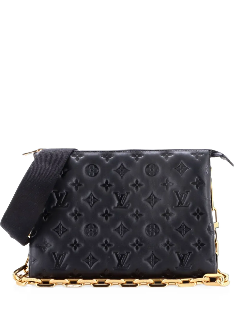 Louis Vuitton Pre-Owned Coussin Bag Monogram Embossed Lambskin PM crossbody bag - Nero