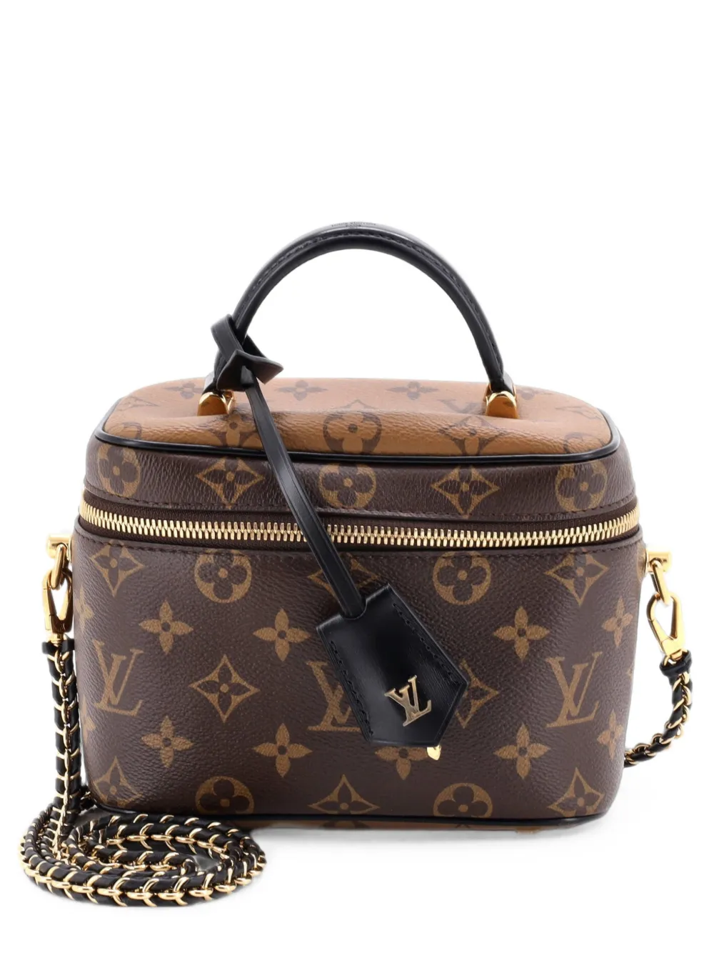 Louis Vuitton Pre-Owned Vanity Handbag Reverse Monogram Canvas PM satchel - Marrone