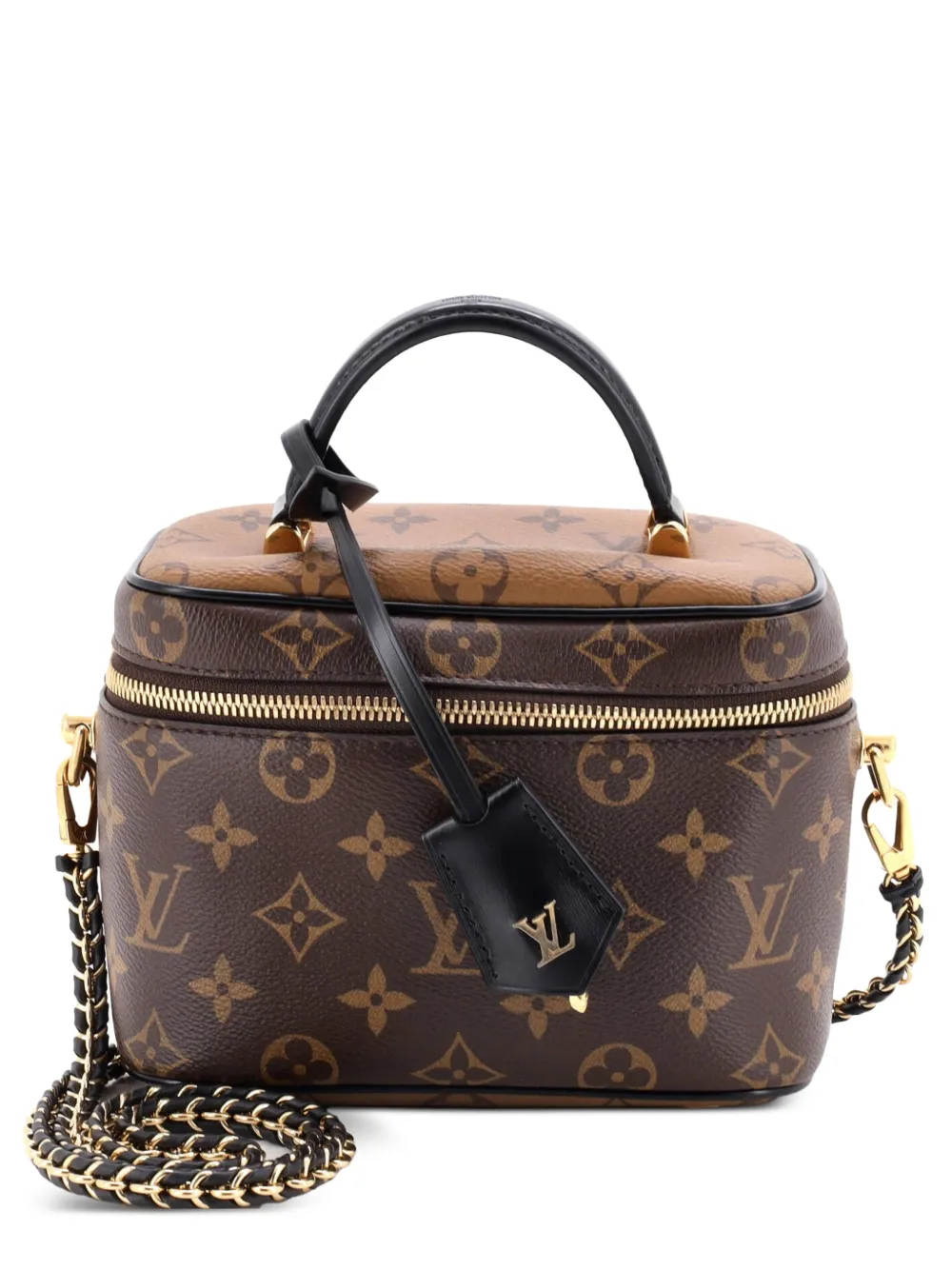 Louis Vuitton Pre-Owned Vanity Handbag Reverse Monogram Canvas PM satchel - Marrone