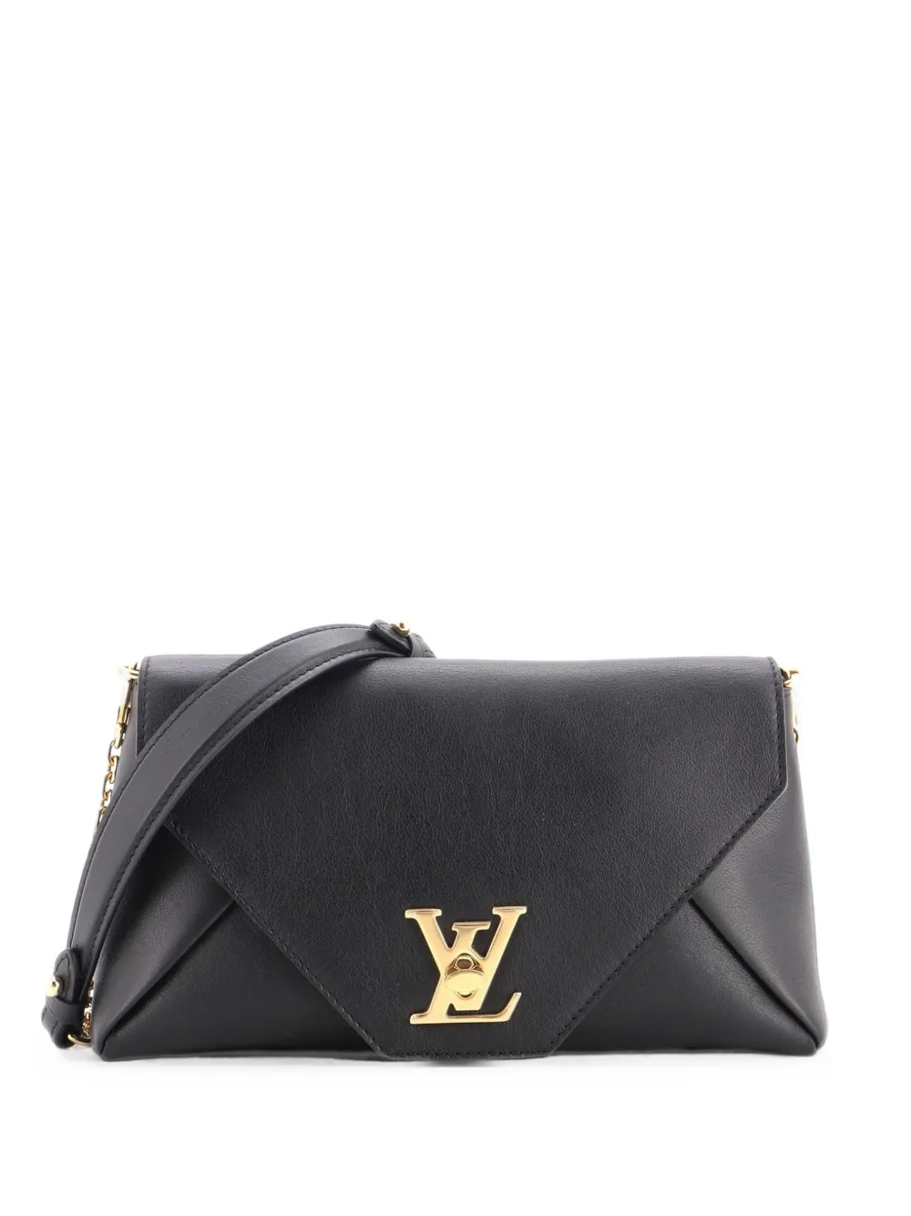 Louis Vuitton Pre-Owned Love Note Chain Clutch Leather crossbody bag - Schwarz