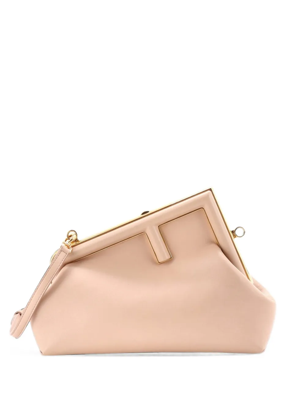 Fendi Pre-Owned First Bag Leather Small clutch bag - Nude
