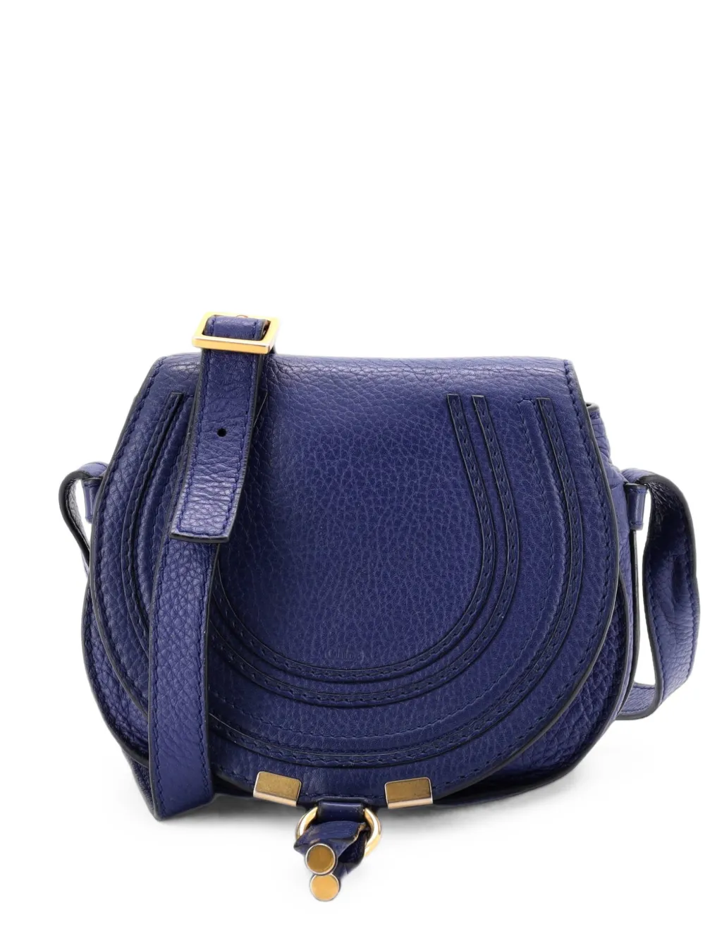 Chloé Pre-Owned Marcie Leather Small crossbody bag - Blau