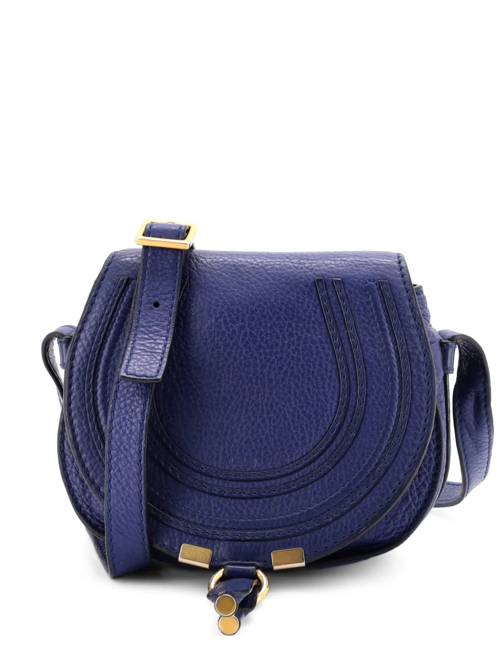 Chloé Pre-Owned Marcie Leather Small crossbody bag - Blu