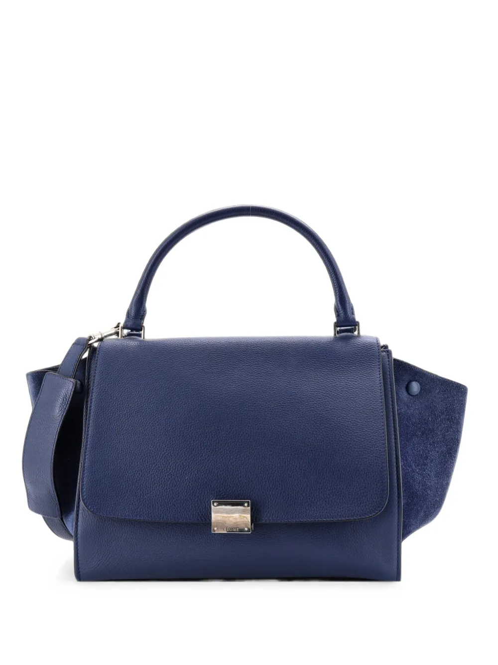 Celine Pre-Owned Trapeze Bag Leather Medium satchel - Blau