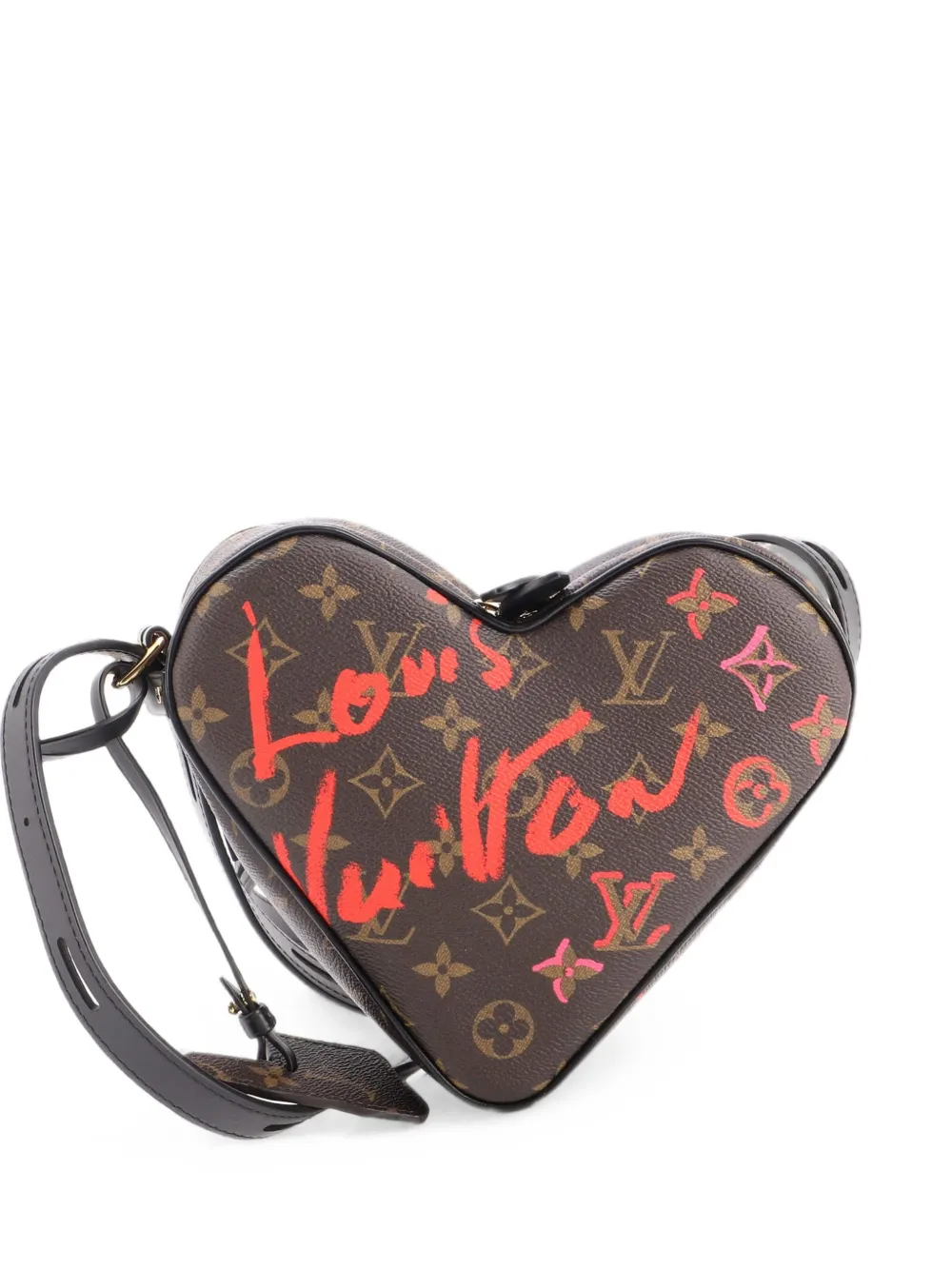 Louis Vuitton Pre-Owned Coeur Handbag Limited Edition Fall in Love Monogram Canvas crossbody bag - Marrone