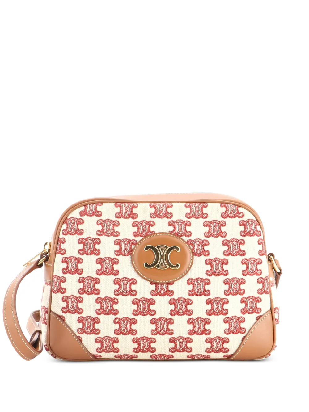 Celine Pre-Owned Camera Bag Triomphe Canvas Small crossbody bag - Toni neutri