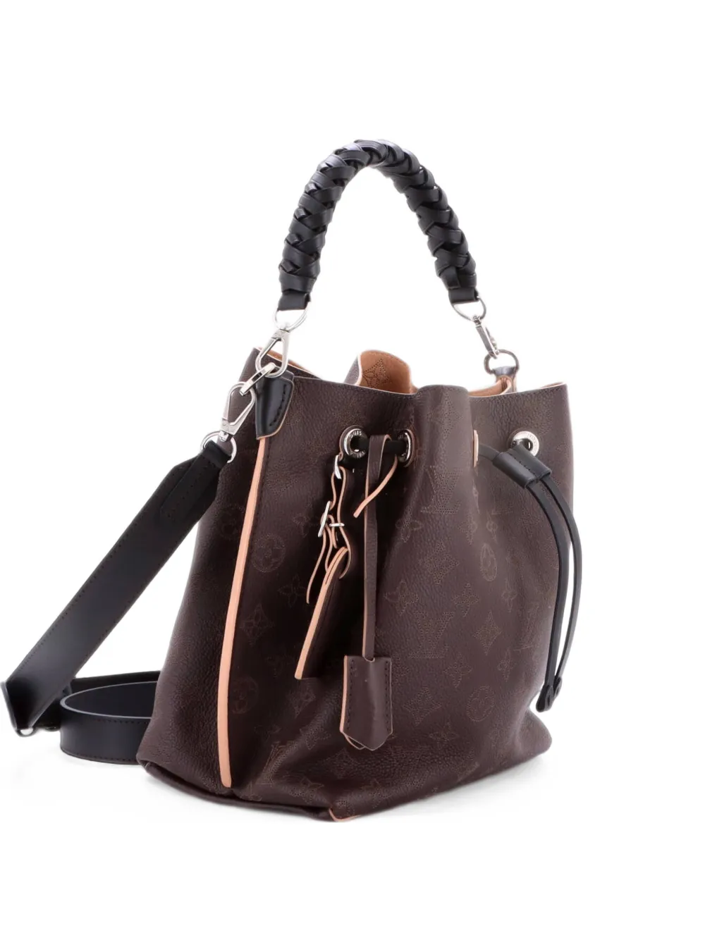 Louis Vuitton Pre-Owned Muria Mahina Leather bucket bag - Braun