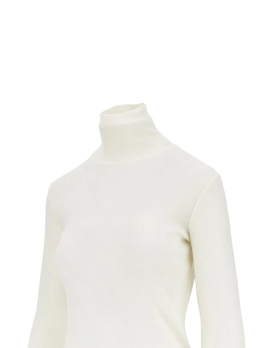 Max Mara Ribgebreide coltrui Wit