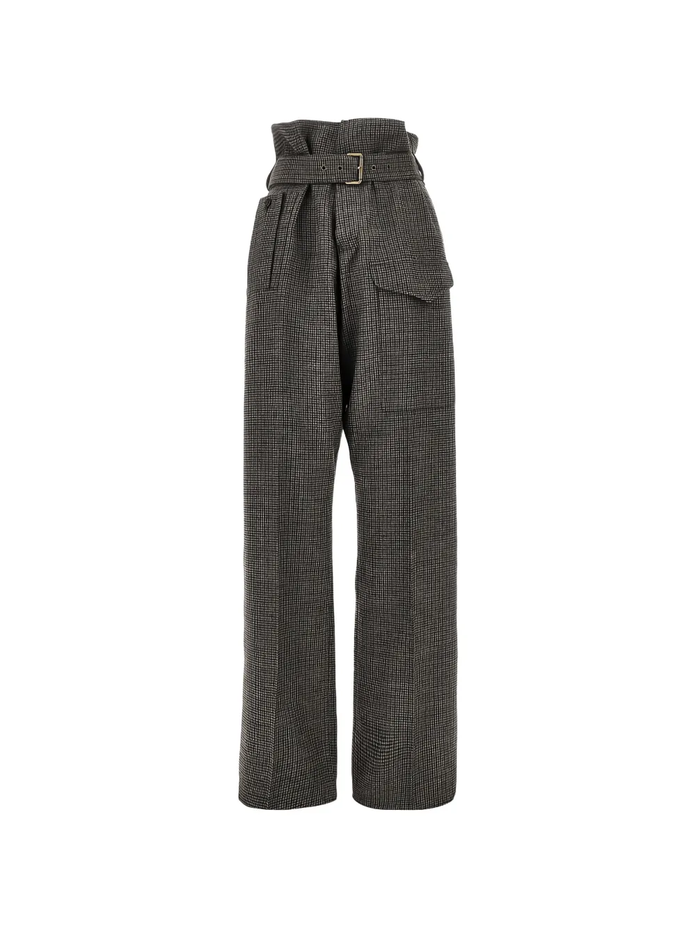 ETRO belted trousers - Grigio