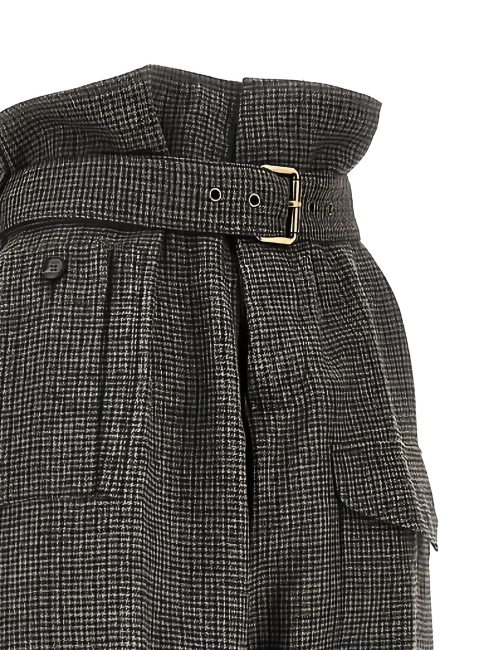 ETRO Broek met ceintuur Grijs